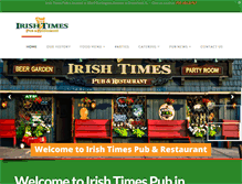 Tablet Screenshot of irishtimespub.com